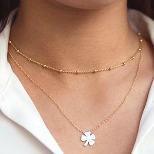 Sterling Silver- Dainty Balls Necklace -
